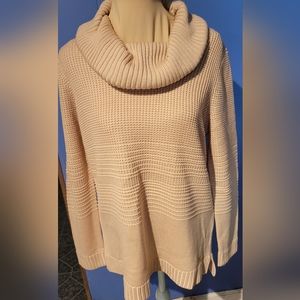 Calvin Klein Pink Cowl Neck Sweater Size Medium